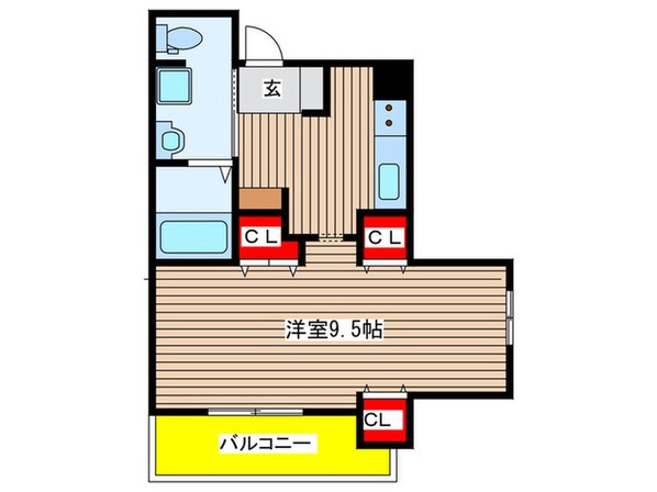 TNG tenjinの物件間取画像